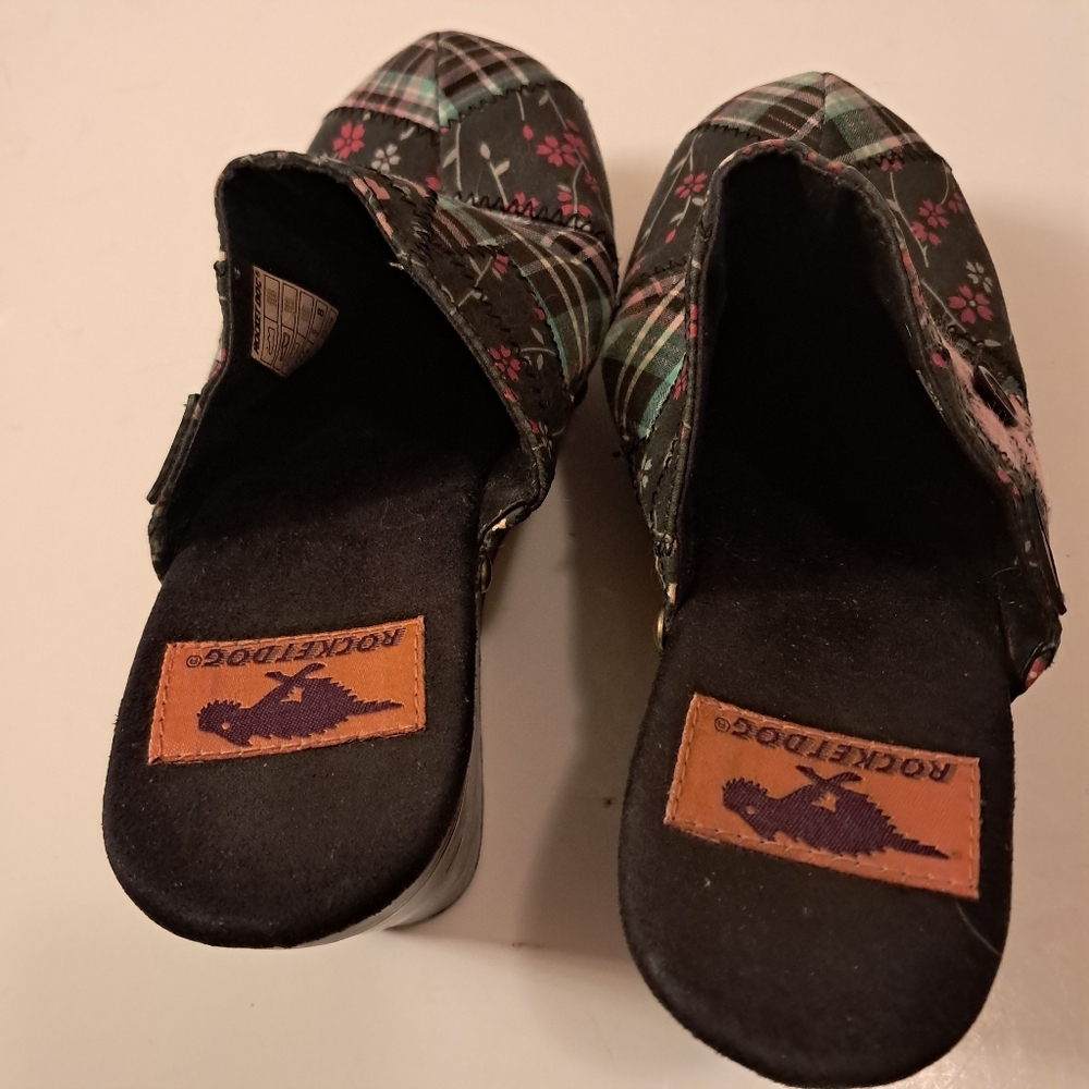 Rocketdog Clogs Women's 8 Platform Patchwork Retr… - image 5